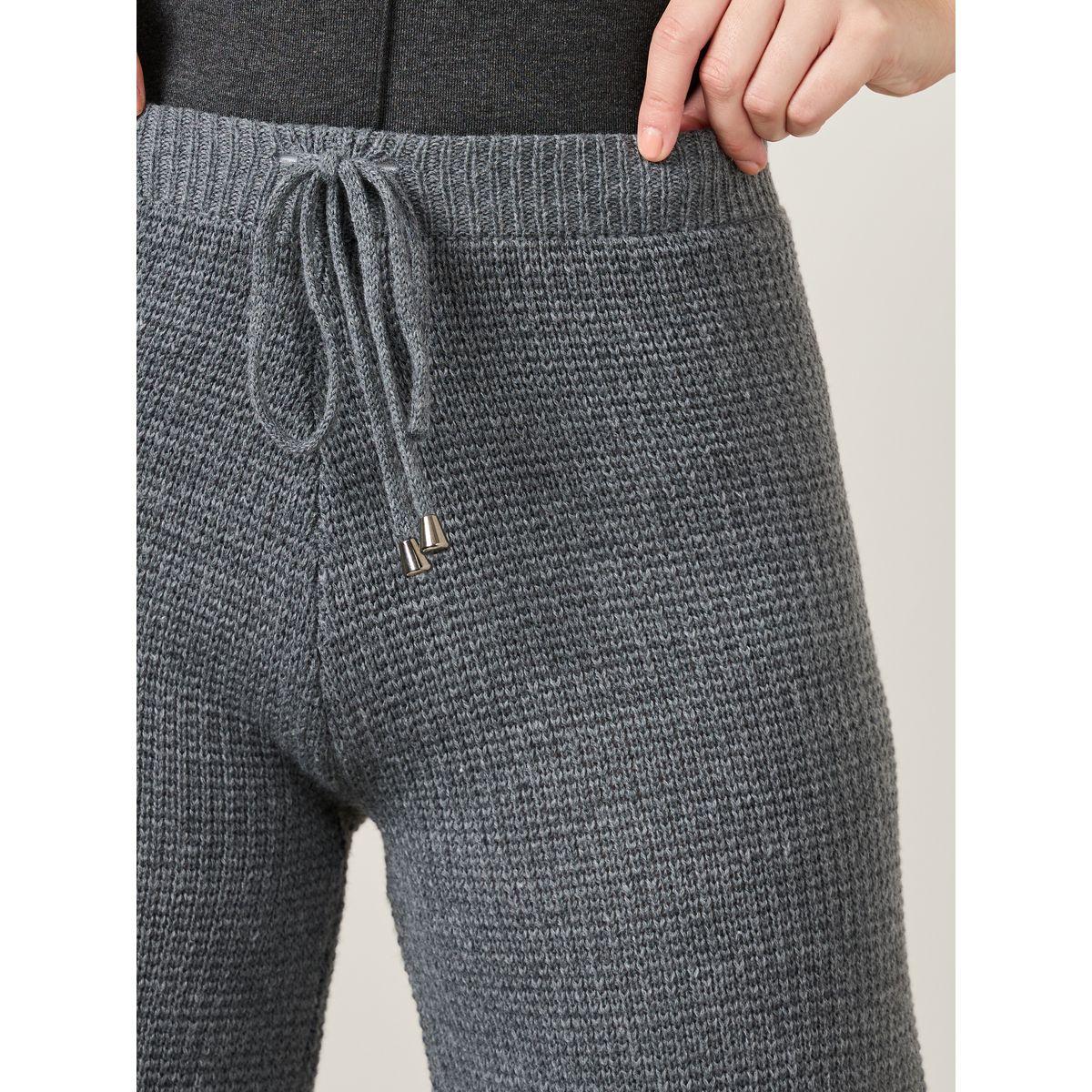 Styli Flat Knit Textured Wide Leg Pants-women-clothing-bottoms-trousers-image-3