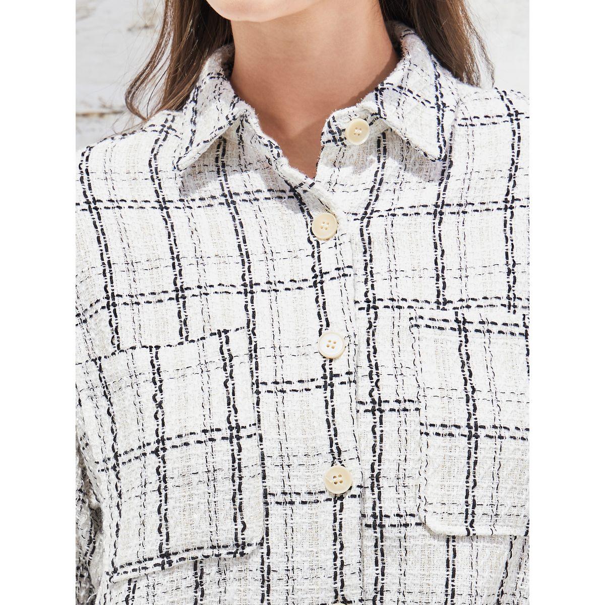 شاكيت تويد واسع مع جيب-women-clothing-shirtsandblouses-shirts-image-4