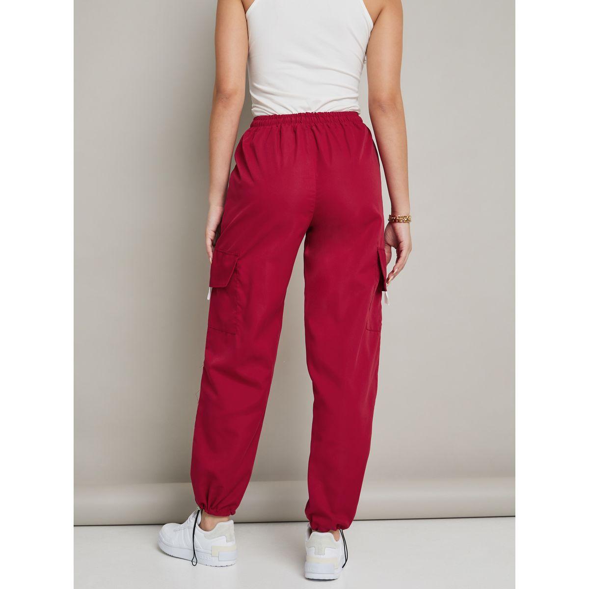 Styli Drawcord Waistband Cargo Pants-women-clothing-bottoms-trousers-image-5