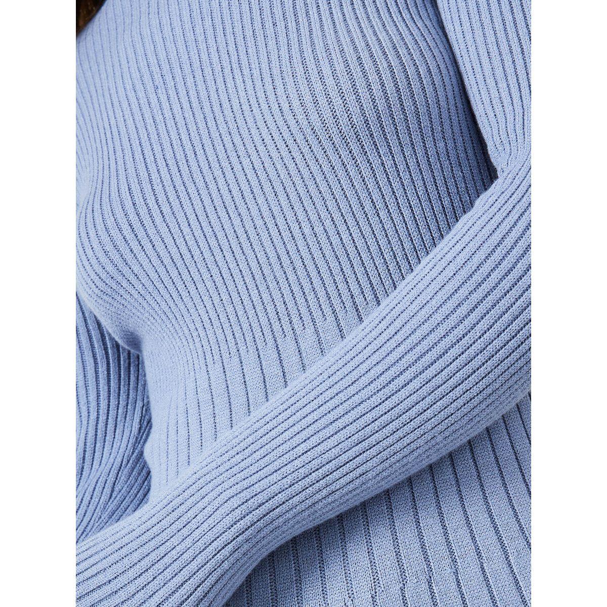 Styli Wide Ribbed High Neck Sweater Midi Dress-women-clothing-dresses-image-3