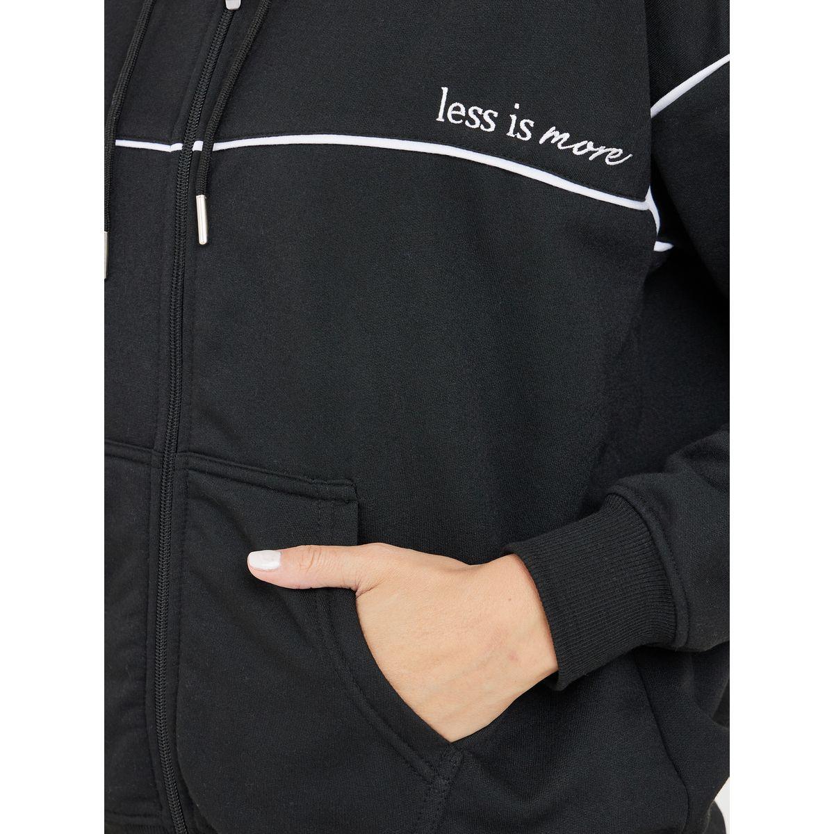Styli Oversized Embroidered Slogan Full Zip Hoodie-women-winterwear-hoodiesandsweatshirts-hoodies-image-5