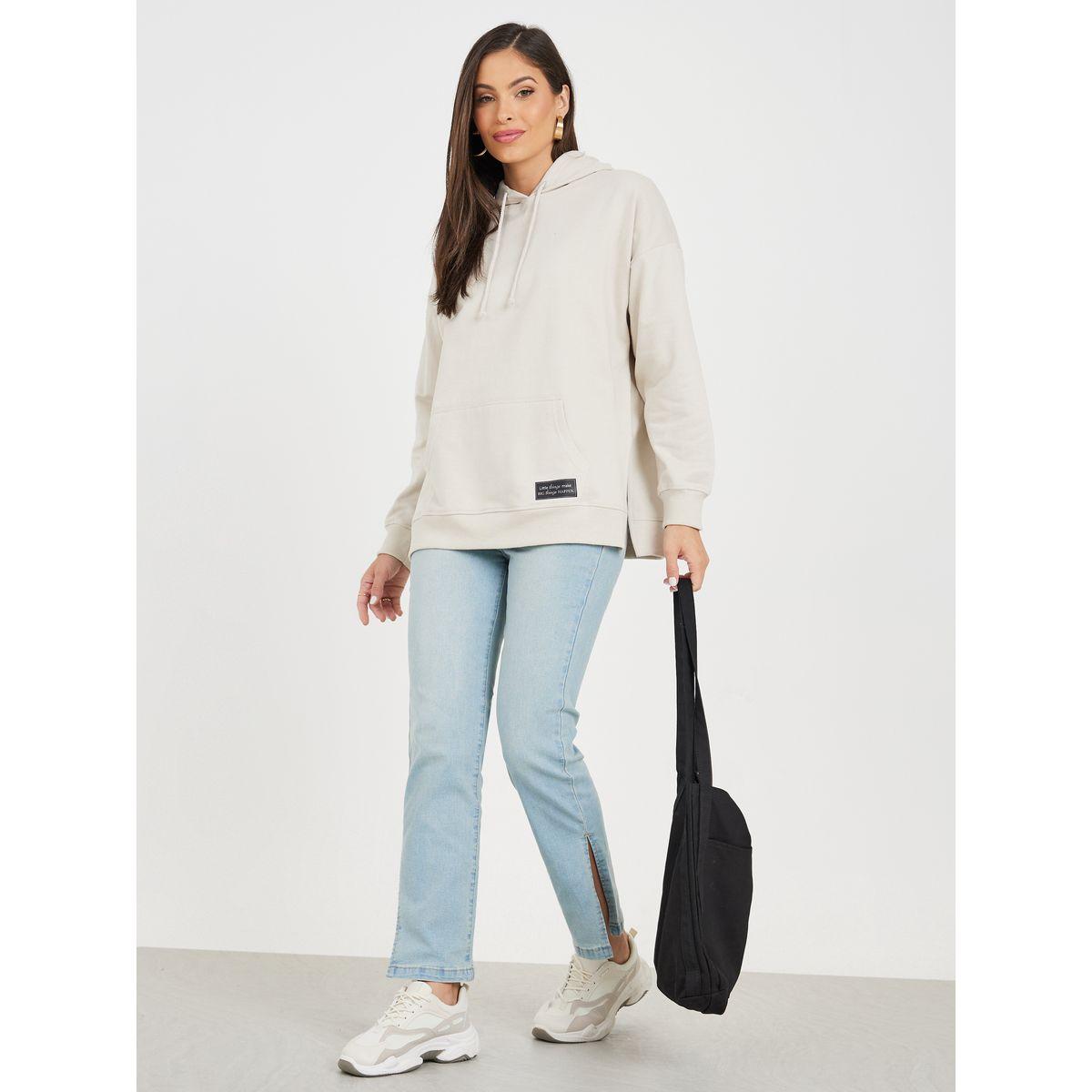 هودي واسع بشق جانبي-women-clothing-hoodiesandsweatshirts-hoodies-image-2