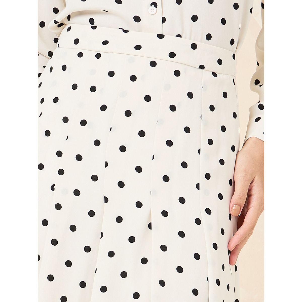 تنورة ميدي مطبعة بنقاط بولكا-women-clothing-bottoms-skirts-image-3