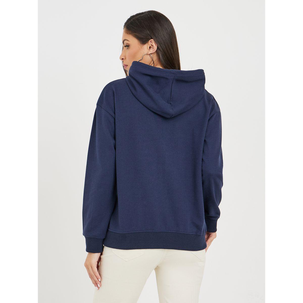 Styli Regular Fit Slogan Print Hoodie with Front Pocket-women-winterwear-hoodiesandsweatshirts-hoodies-image-6