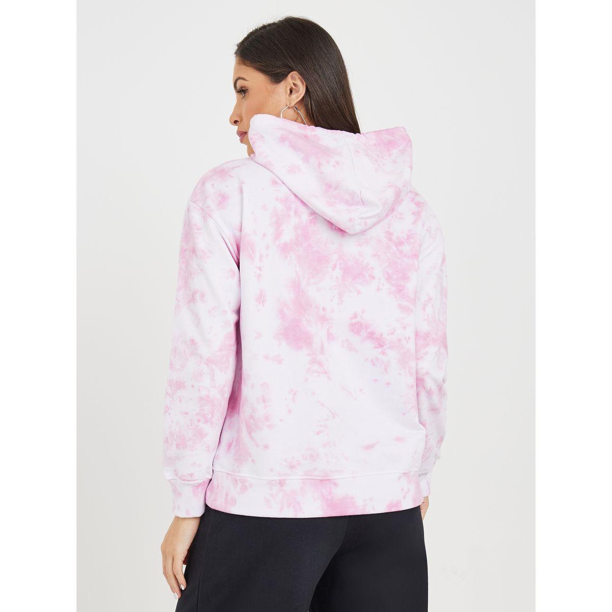 Styli Regular Fit Tie & Dye Slogan Print Hoodie-women-clothing-hoodiesandsweatshirts-hoodies-image-5