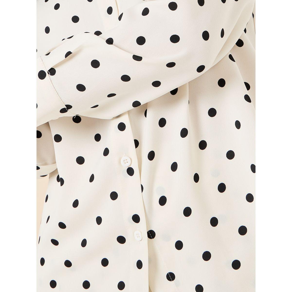 Styli Polka Dot Print Regular Fit Shirt-women-clothing-shirtsandblouses-shirts-image-3