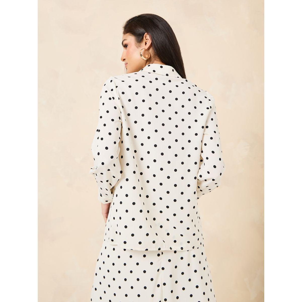 Styli Polka Dot Print Regular Fit Shirt-women-clothing-shirtsandblouses-shirts-image-4
