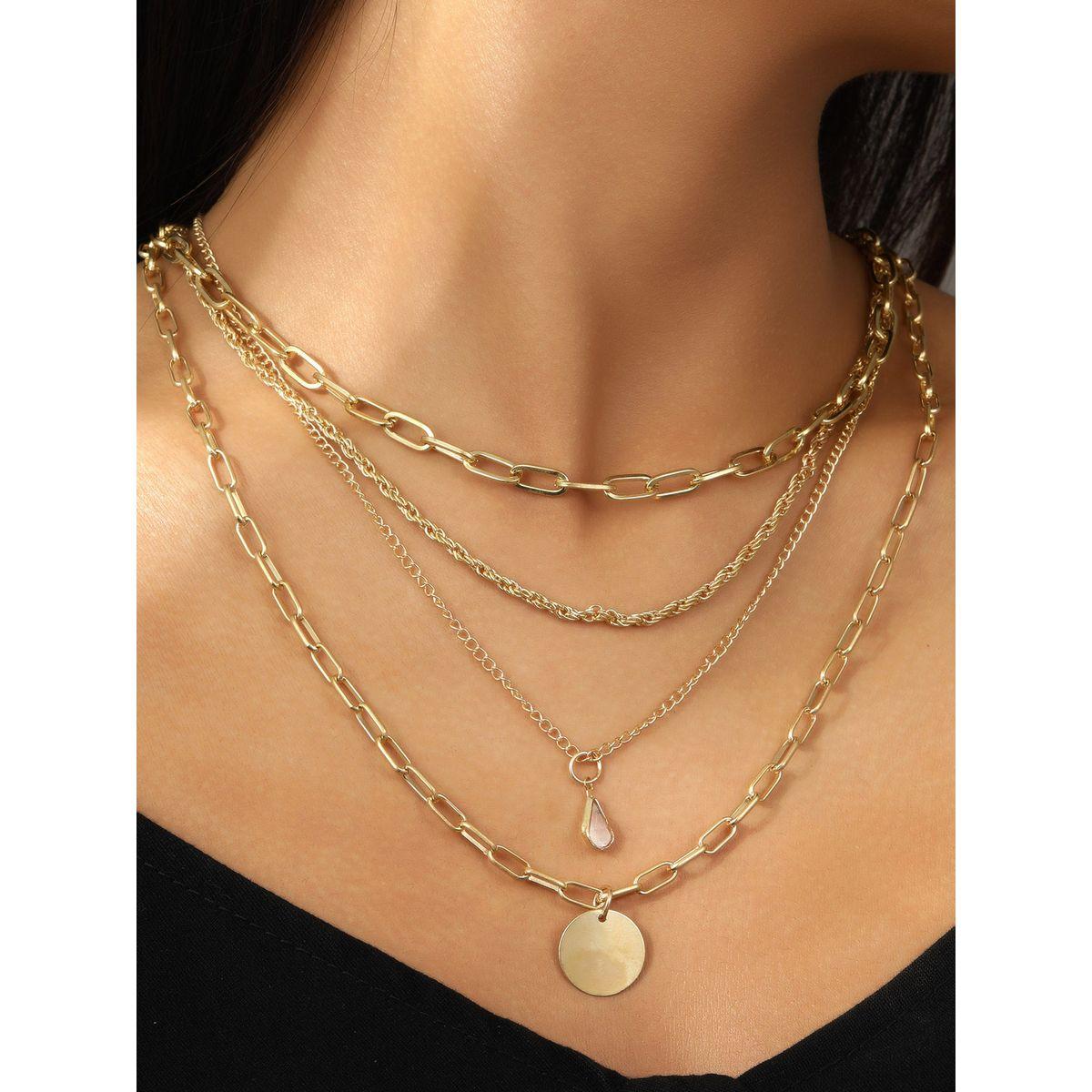 Styli Set of 4 - Chain Design Necklace-women-watchesandjewellery-jewellery-necklacesandpendants-image-1