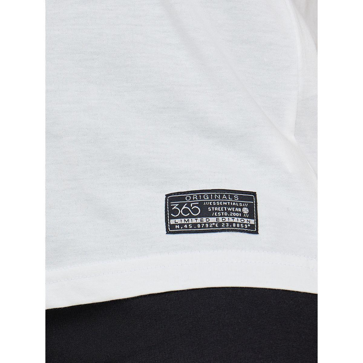 Styli Elevate Printed High Neck Drop Shoulder T-shirt and Flared Co-ords-women-clothing-coordsets-image-4