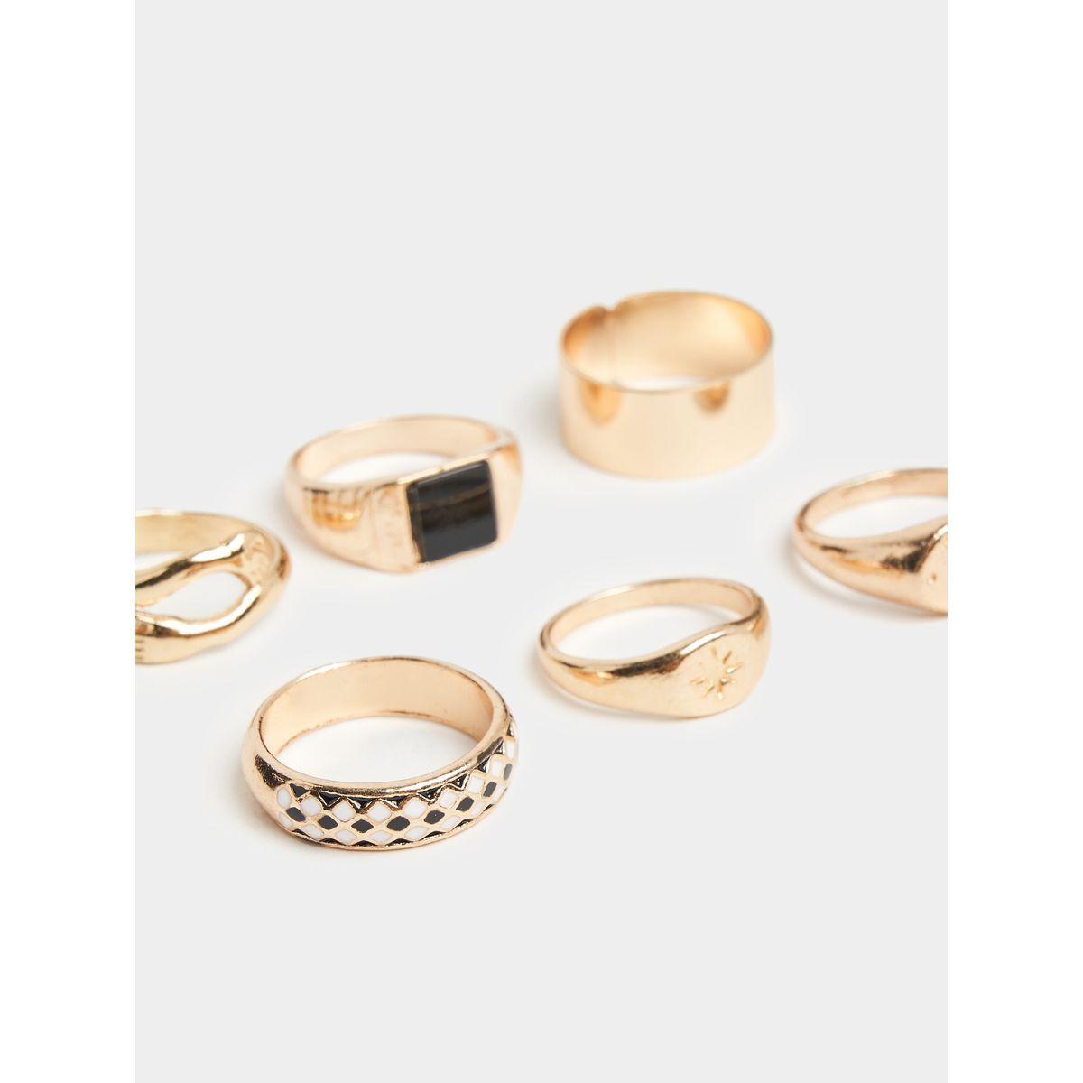 Styli Set of 6 - Assorted Engraved Rings-women-watchesandjewellery-jewellery-rings-image-2