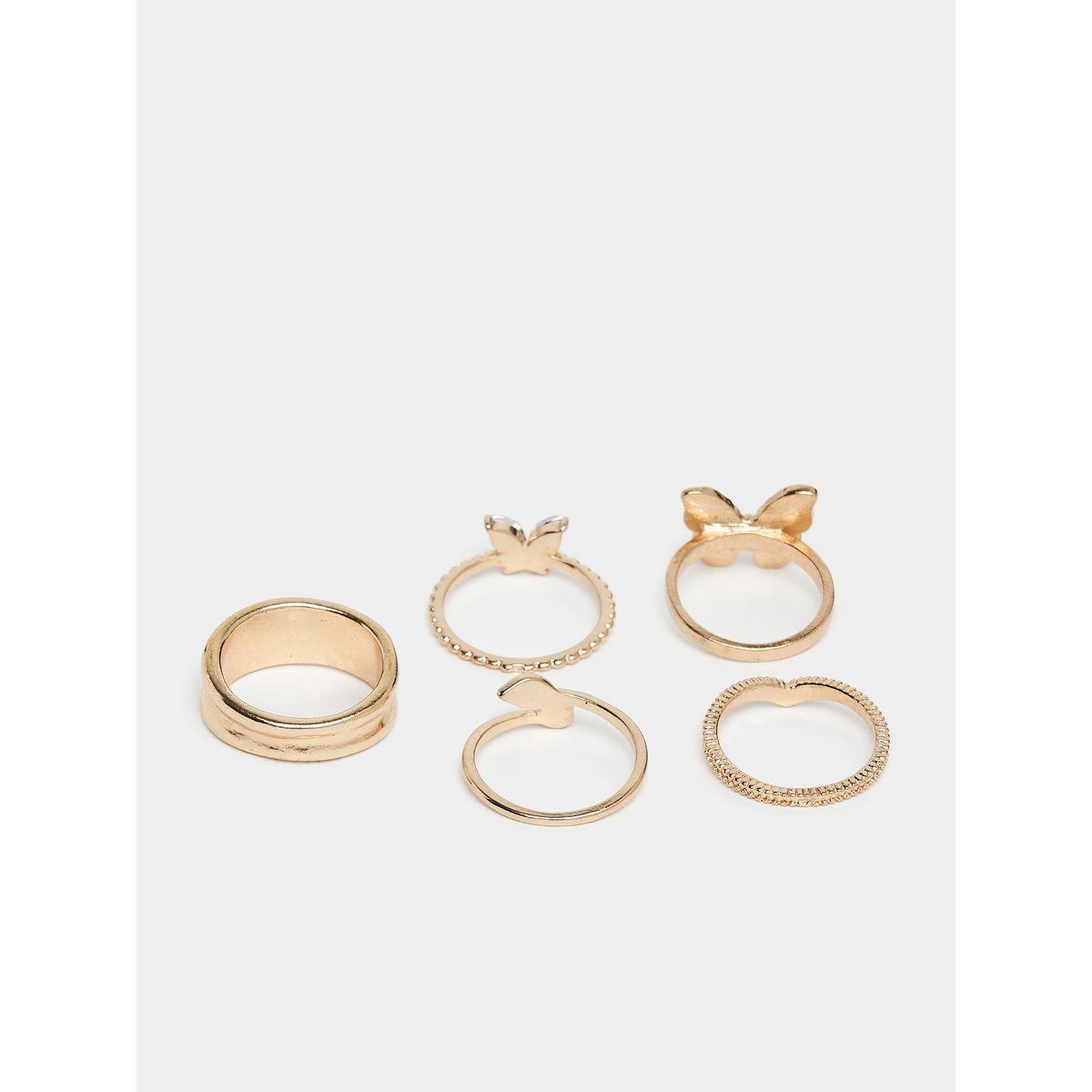 مجموعة من 4 خواتم كاجوال-women-watchesandjewellery-jewellery-rings-image-3