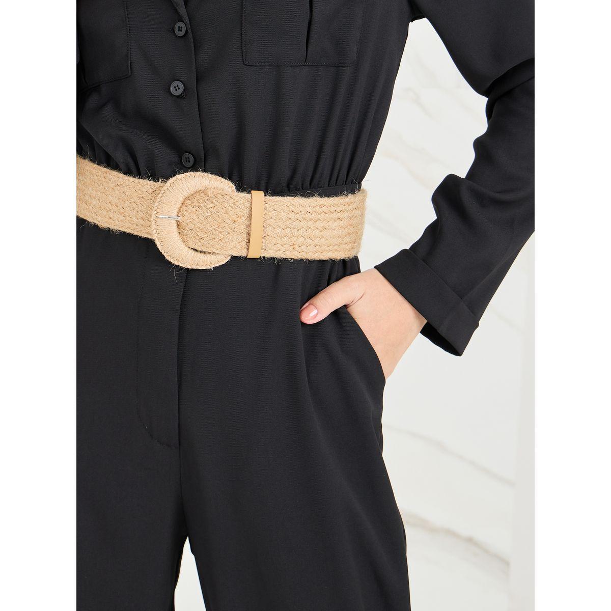 Styli Straight Leg Tailored Jumpsuit with Belt-women-clothing-jumpsuits-image-3