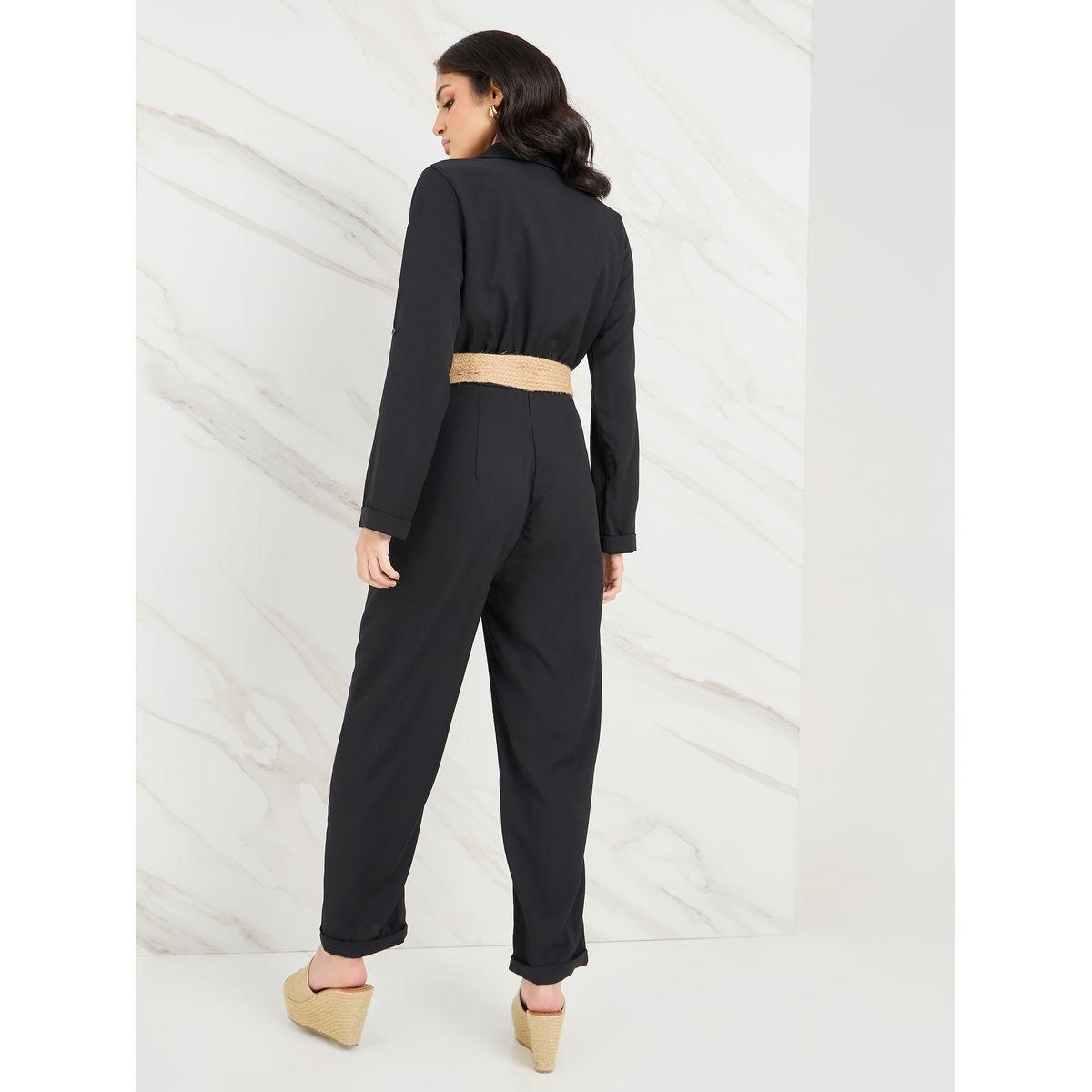 Styli Straight Leg Tailored Jumpsuit with Belt-women-clothing-jumpsuits-image-5