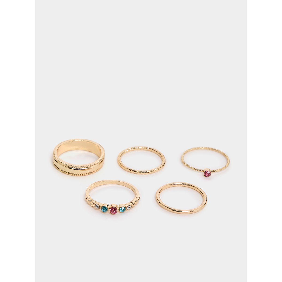 Styli Set of 5 - Assorted Embellished Rings-women-watchesandjewellery-jewellery-rings-image-3