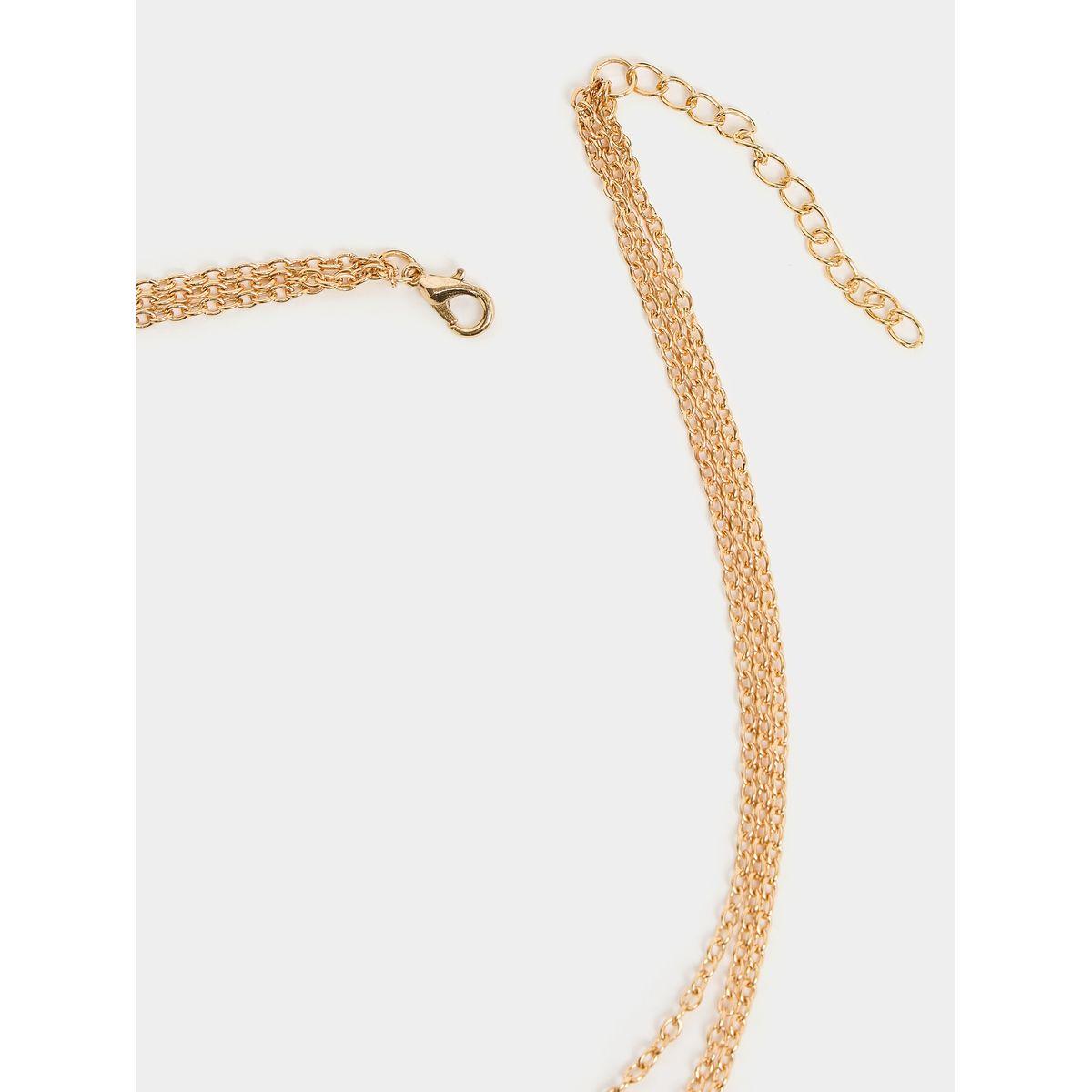 Styli Heart and Star Detail Layered Necklace-women-watchesandjewellery-jewellery-necklacesandpendants-image-6