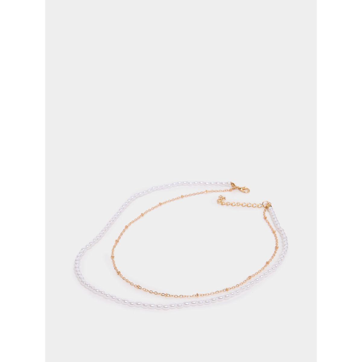 Styli Faux Pearl and Chain Layered Necklace-women-watchesandjewellery-jewellery-necklacesandpendants-image-2