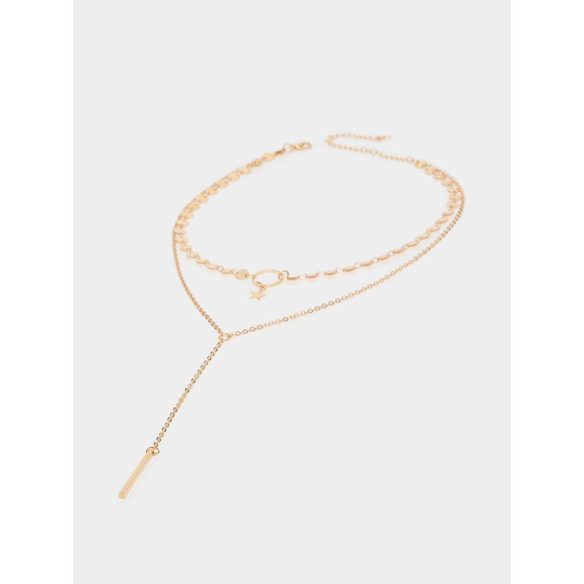 Styli Star Drop Layered Necklace-women-watchesandjewellery-jewellery-necklacesandpendants-image-2