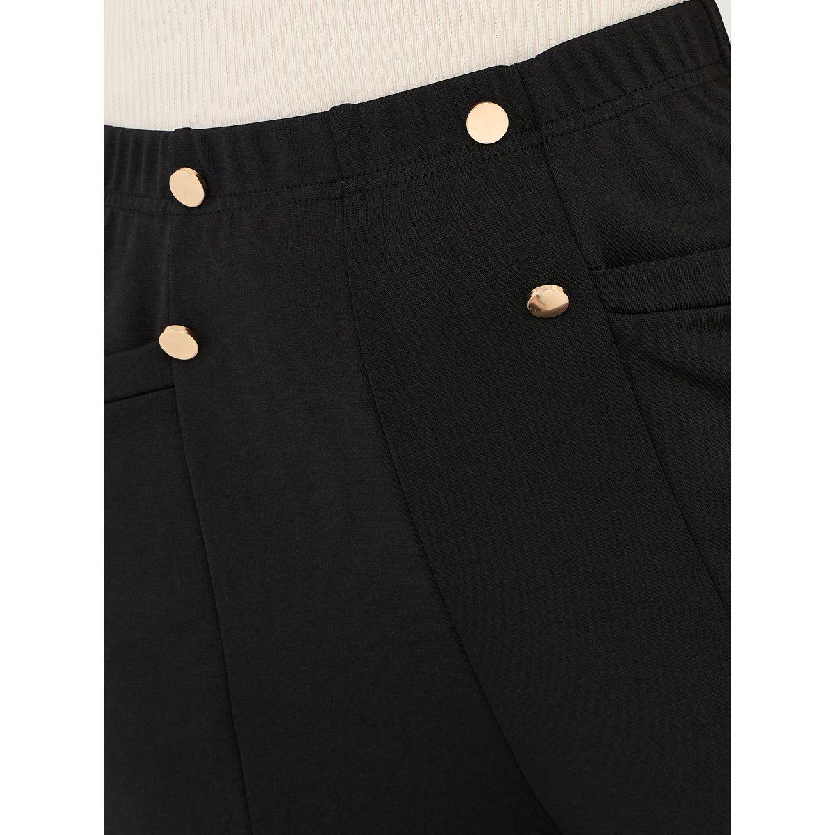 تريقنز مزين بأزرار مع جيوب-women-clothing-bottoms-leggings-image-3