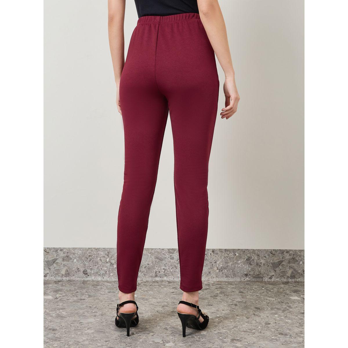 تريقنز مزين بأزرار مع جيوب-women-clothing-bottoms-leggings-image-4