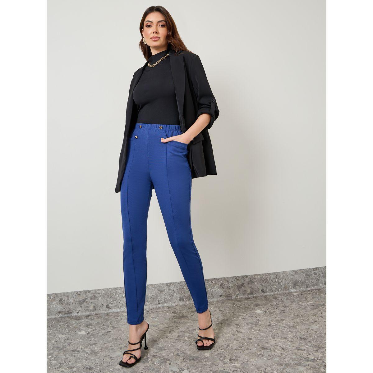 تريقنز مزين بأزرار مع جيوب-women-clothing-bottoms-leggings-image-1