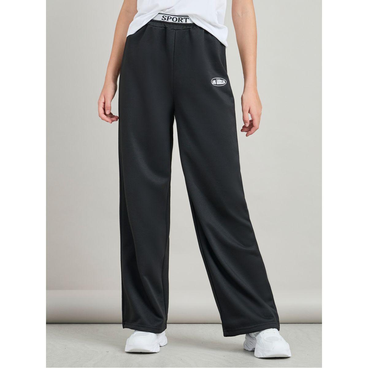 Styli Straight Leg Jogger with Printed Waistband-women-clothing-bottoms-joggers-image-2