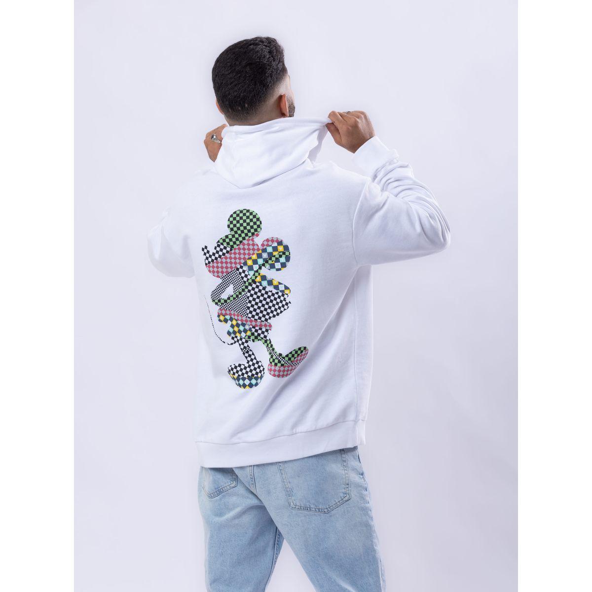 هودي مطبع بطبعة ميكي ماوس أوربان هُول × ستايلي-men-winterwear-hoodiesandsweatshirts-image-1