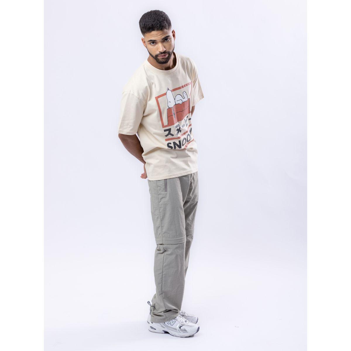 تيشيرت كاجوال بقصة مريحة أوربان هُول × ستايلي-men-clothing-tshirtsandpolos-tshirts-image-3