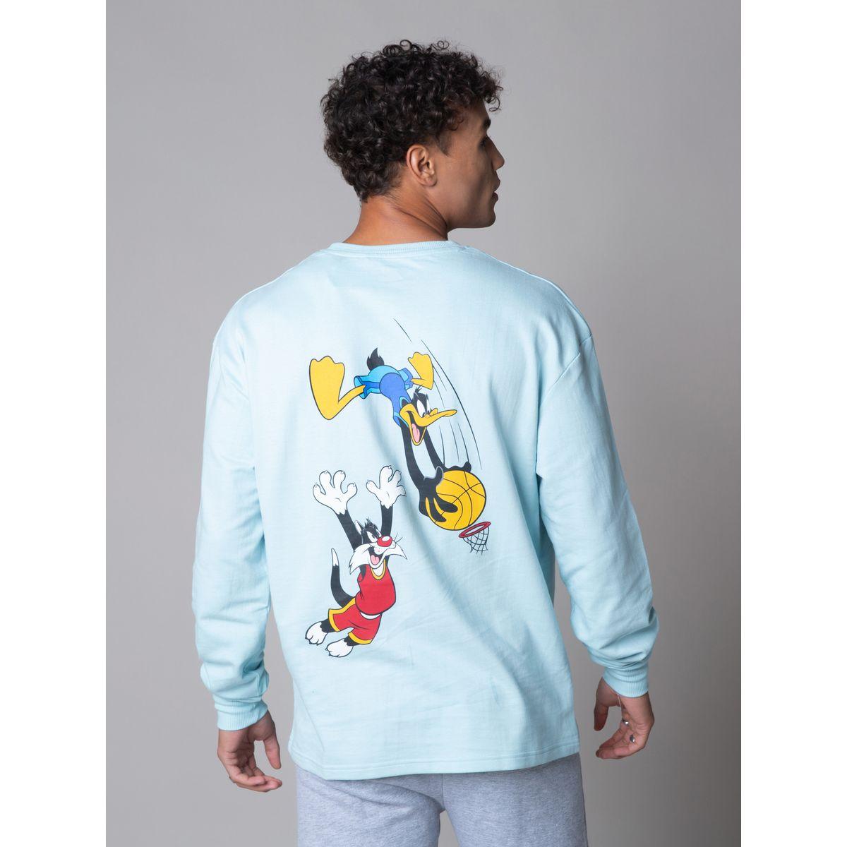 URBAN HAUL X Styli Warner Bros Looney Tunes Graphic Sweatshirt-men-winterwear-hoodiesandsweatshirts-image-1