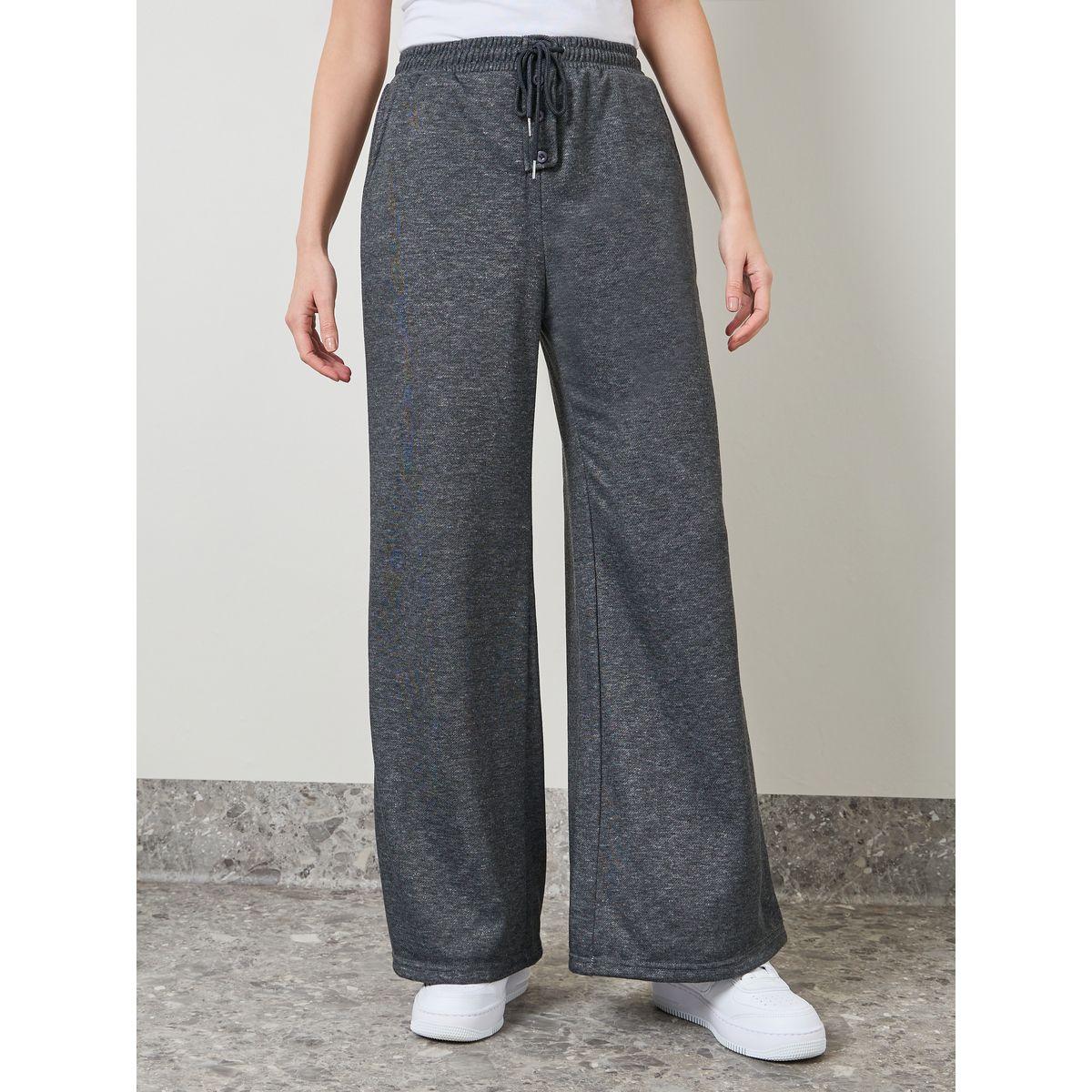 Styli Solid High Rise Flared Jogger-women-clothing-bottoms-joggers-image-2