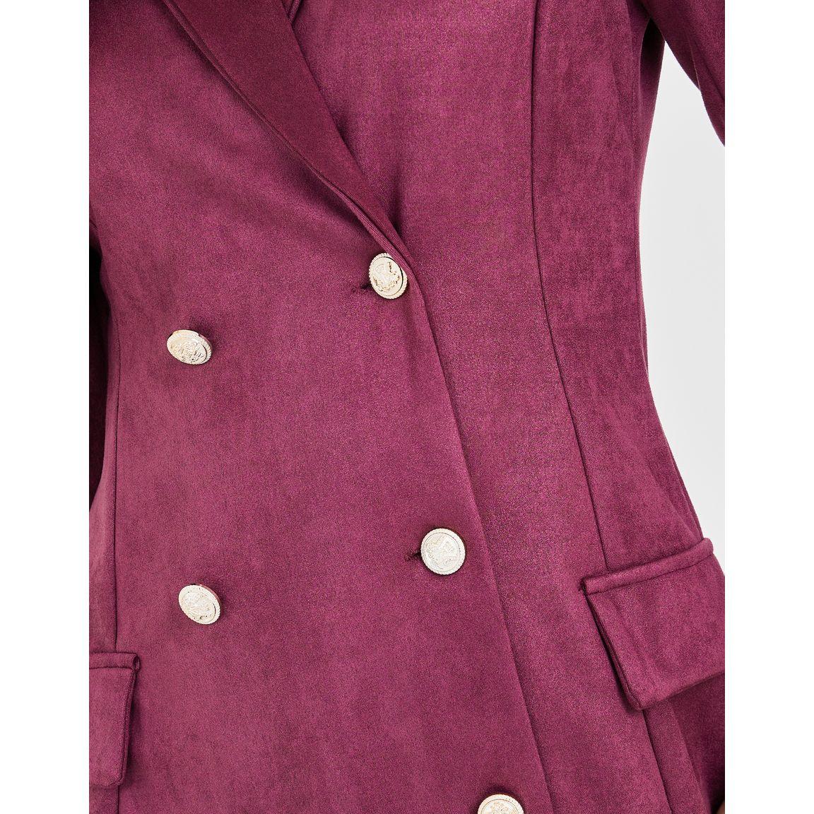 فستان مخمل بطول الركبة وصدر مزدوج-women-clothing-dresses-image-3