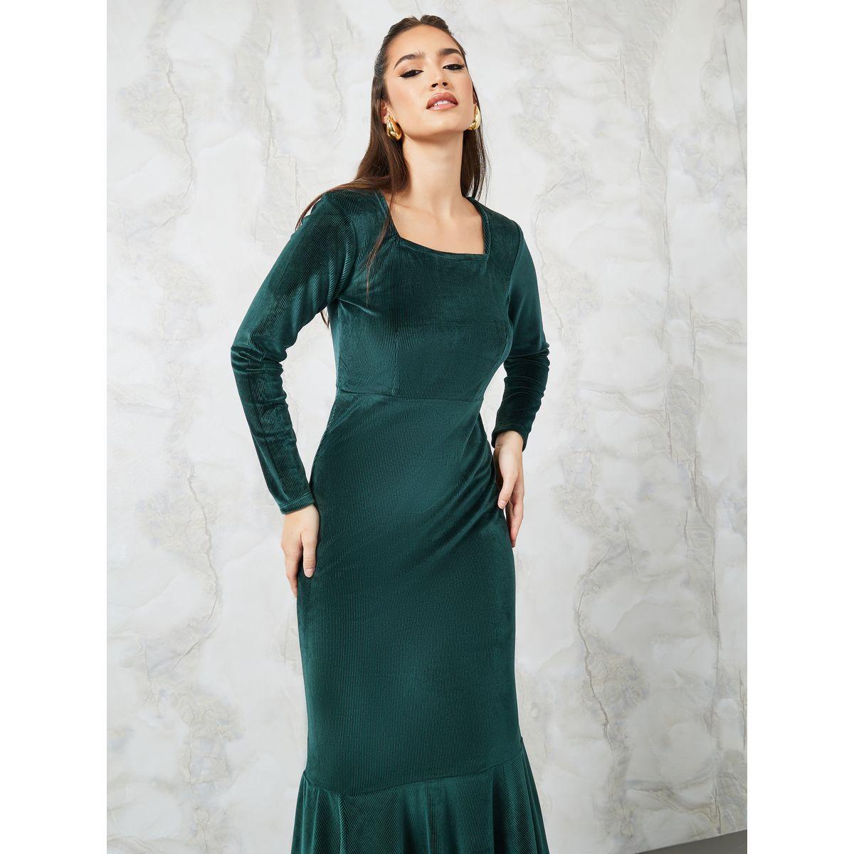 فستان طويل بياقة واسعة-women-clothing-dresses-image-3