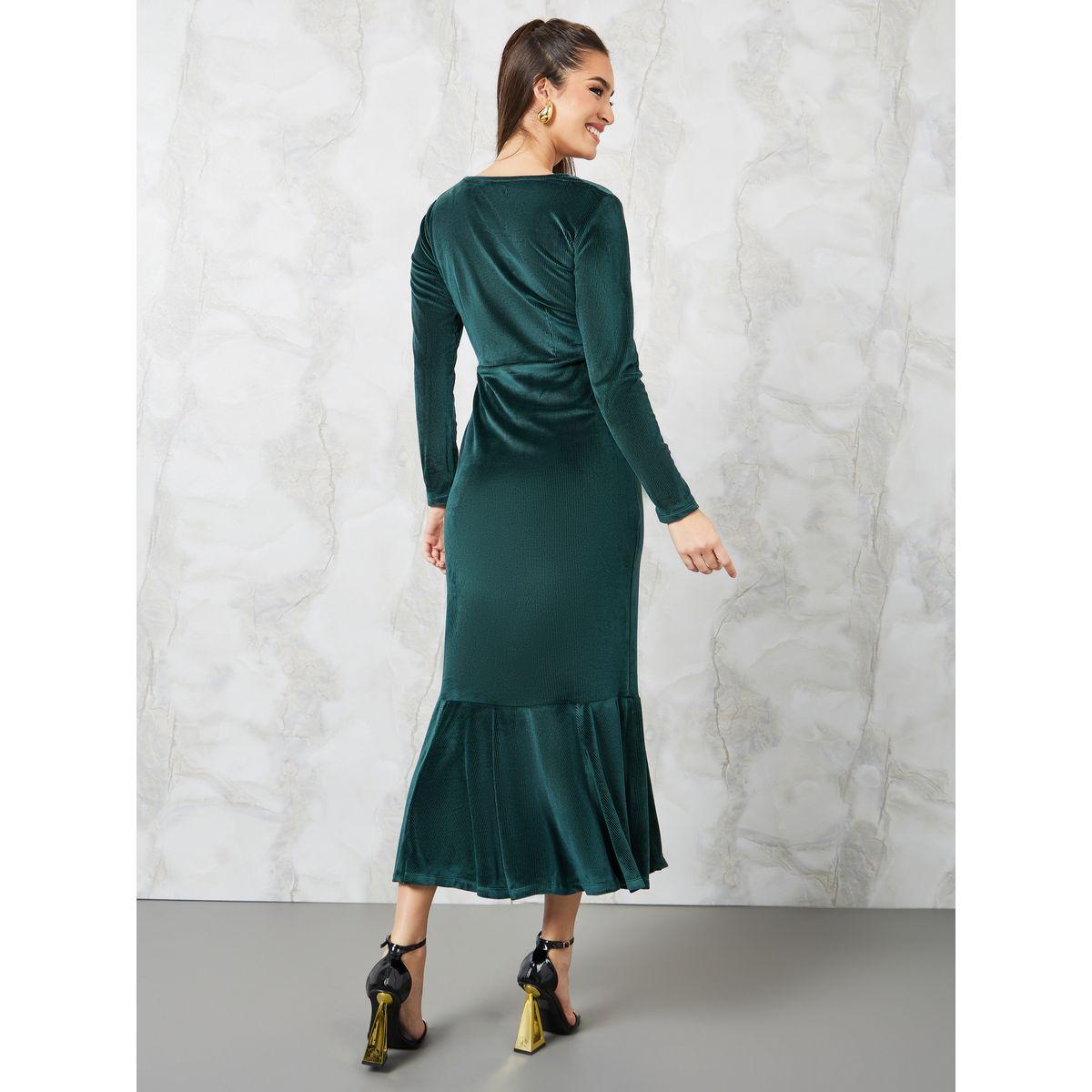 Styli Square Neck Textured Sheath Maxi Dress-women-clothing-dresses-image-5