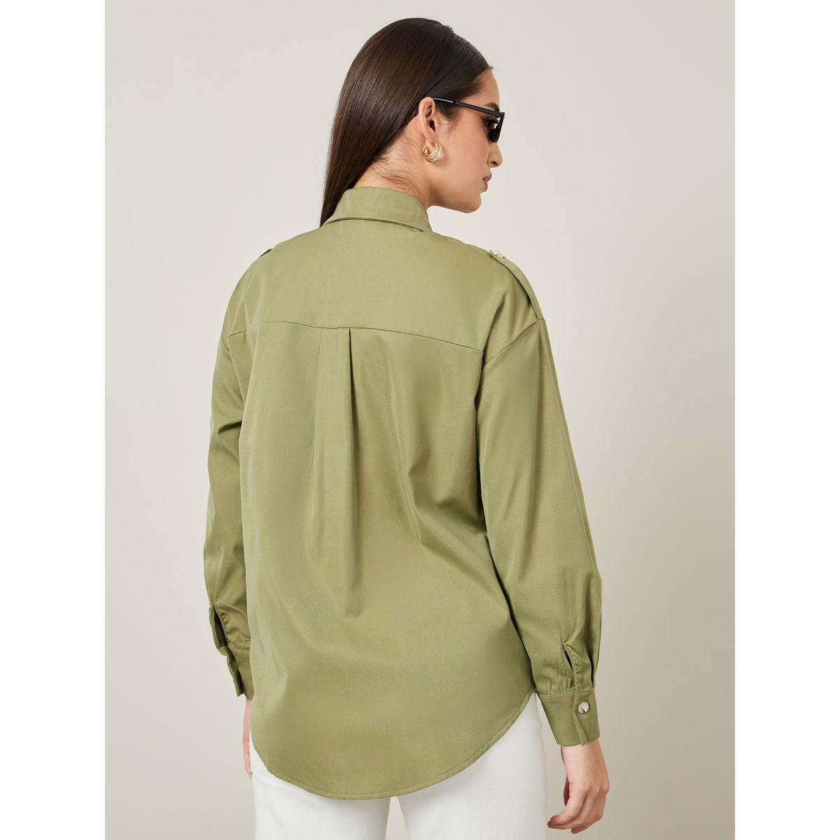 بلوزة واسعة بجيوب على الصدر-women-clothing-shirtsandblouses-shirts-image-1