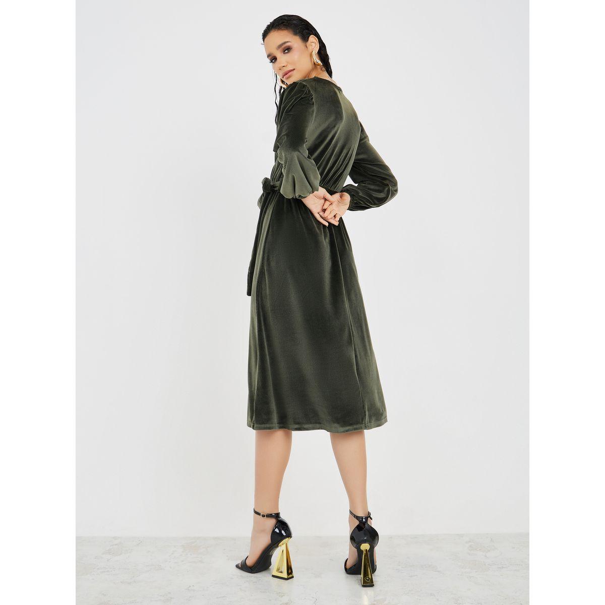 فستان ميدي بنمط لف-women-clothing-dresses-image-4