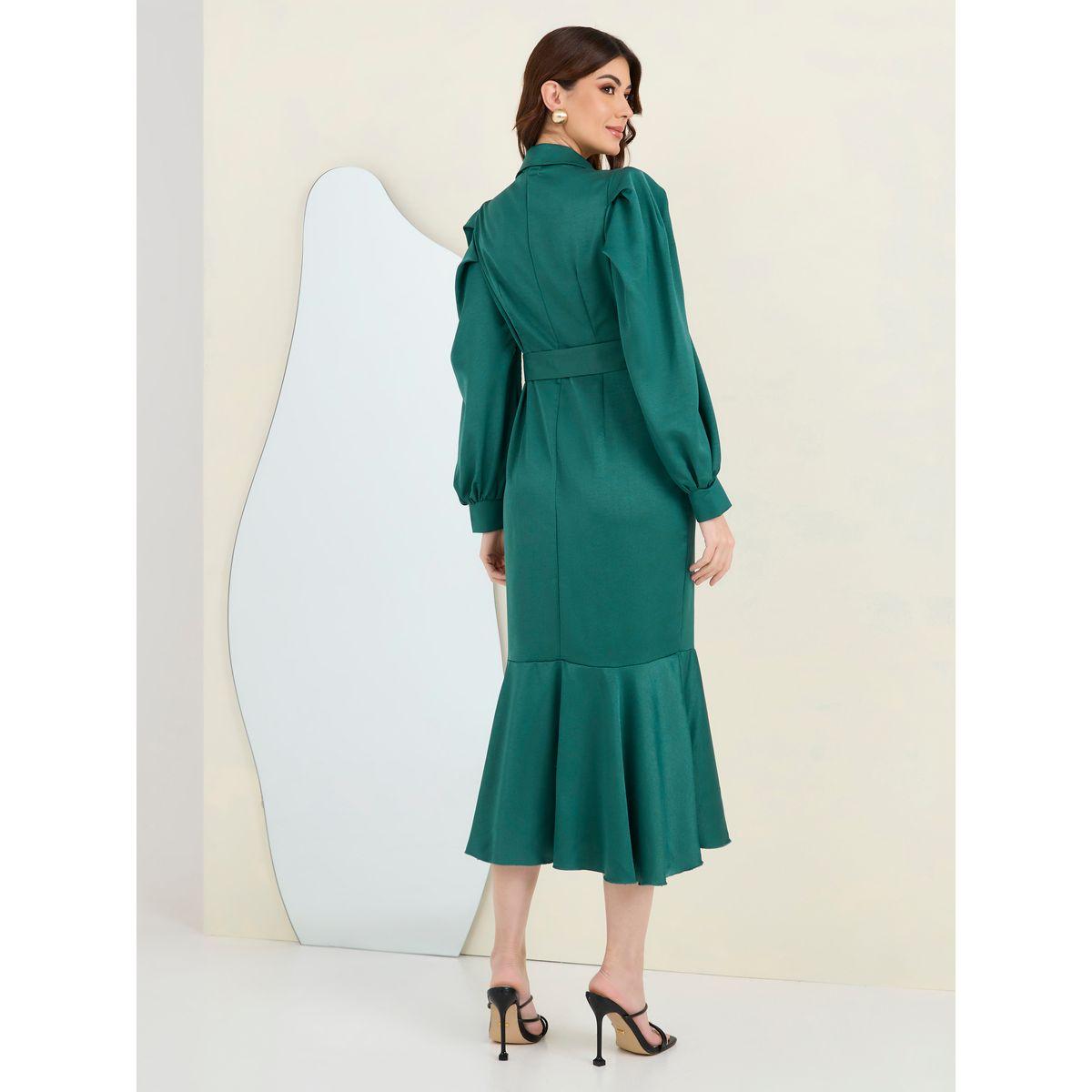 فستان بنمط بليزر مع حزام خصر-women-clothing-dresses-image-4