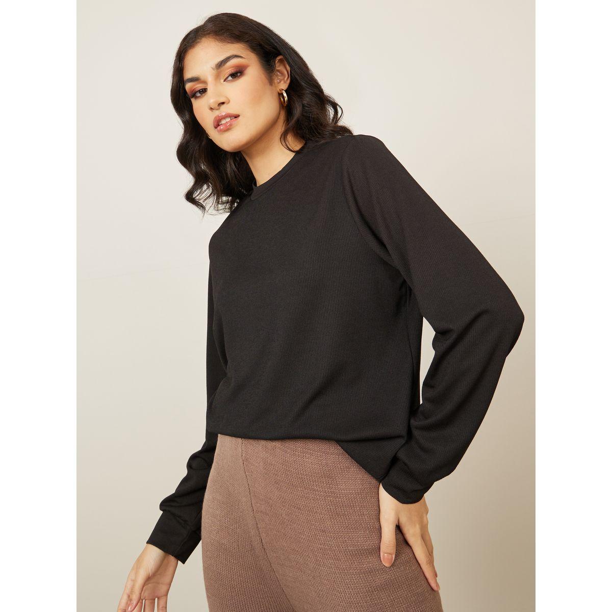Styli High Neck Ribbed Loose Fit Knit Top-women-clothing-shirtsandblouses-blouses-image-3