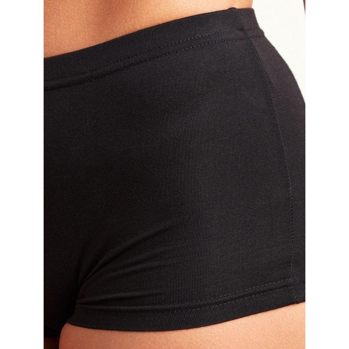 Styli Pack of 3 - Cotton Solid Shorts-women-clothing-lingerie-panties-image-4