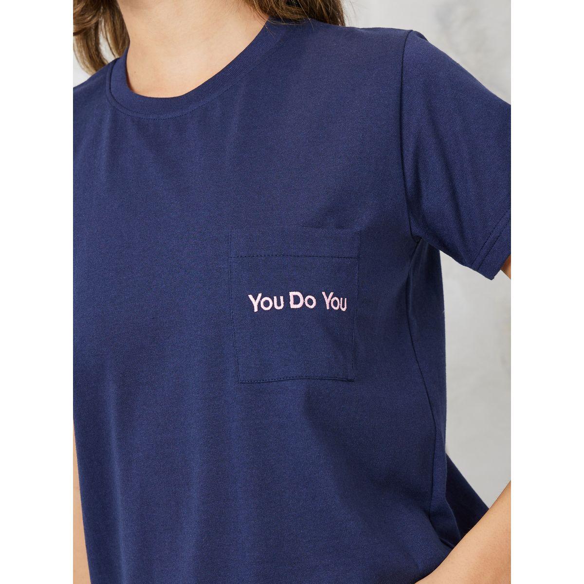 Styli Unwind Embroidered Pocket T-Shirt & Pyjama Set-women-clothing-nightwear-pyjamas-longsets-image-3