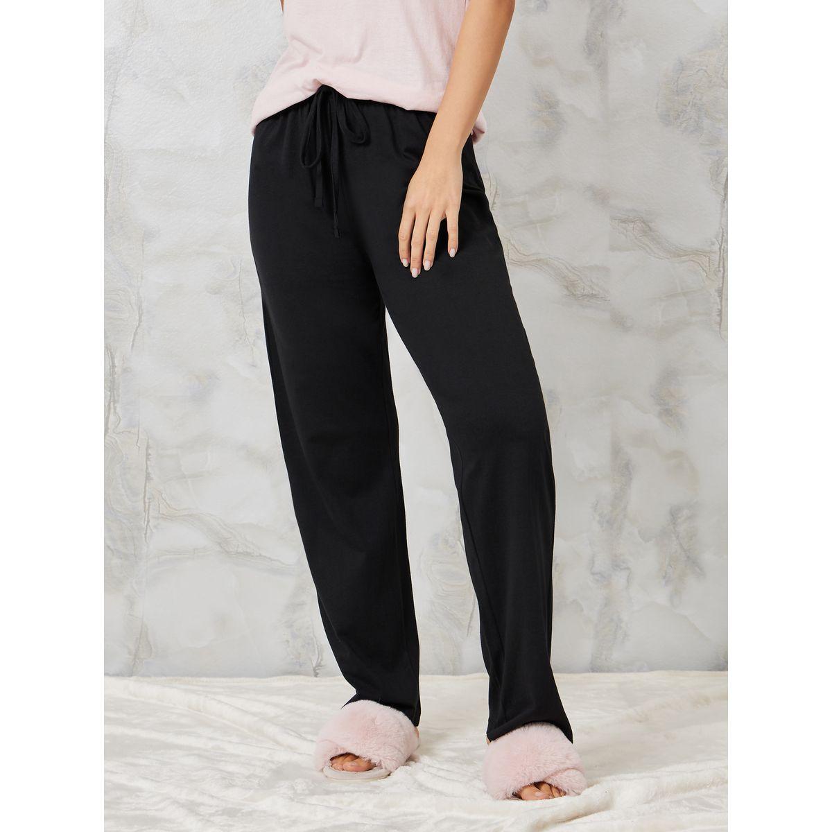 Styli Unwind Relax Embroidered Pocket Tee & Pyjama Set-women-clothing-nightwear-pyjamas-longsets-image-4