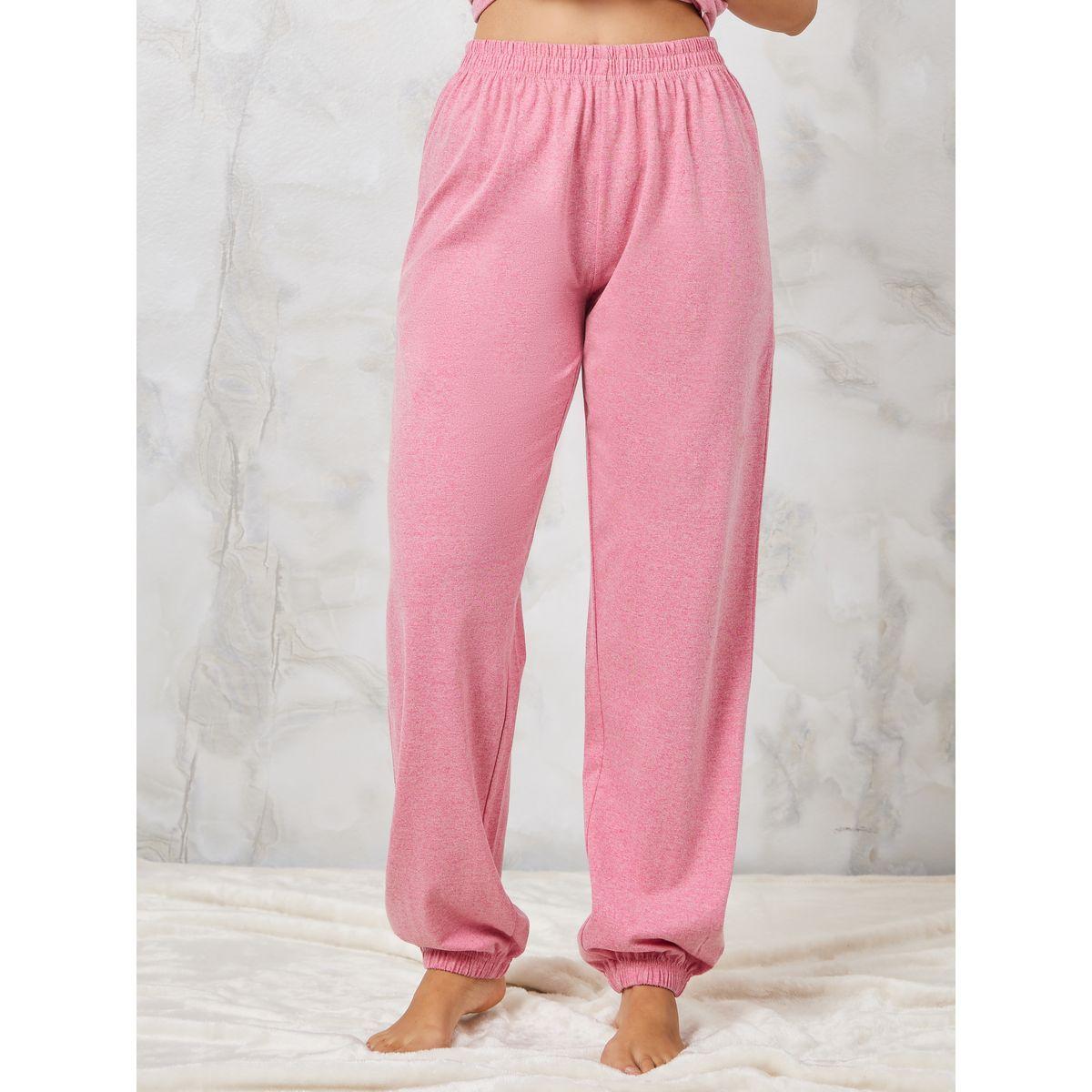 طقم بيجاما من ( تيشيرت + بنطال )-women-clothing-nightwear-pyjamas-longsets-image-4