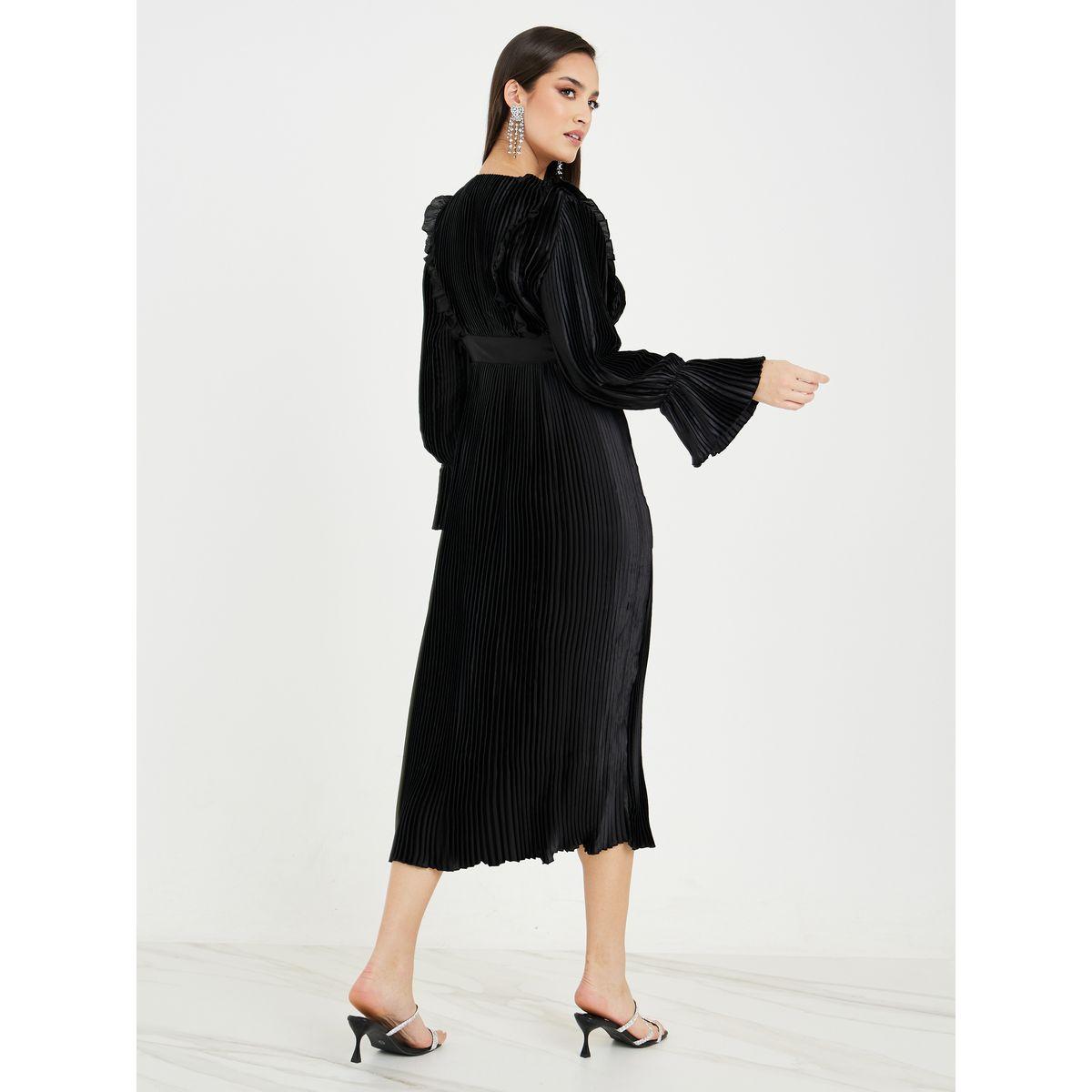 فستان ميدي بنمط لف-women-clothing-dresses-image-4