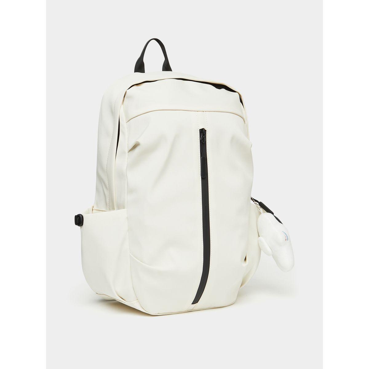 Styli Vertical Front Pocket Backpack With Keychain-men-bags-image-1
