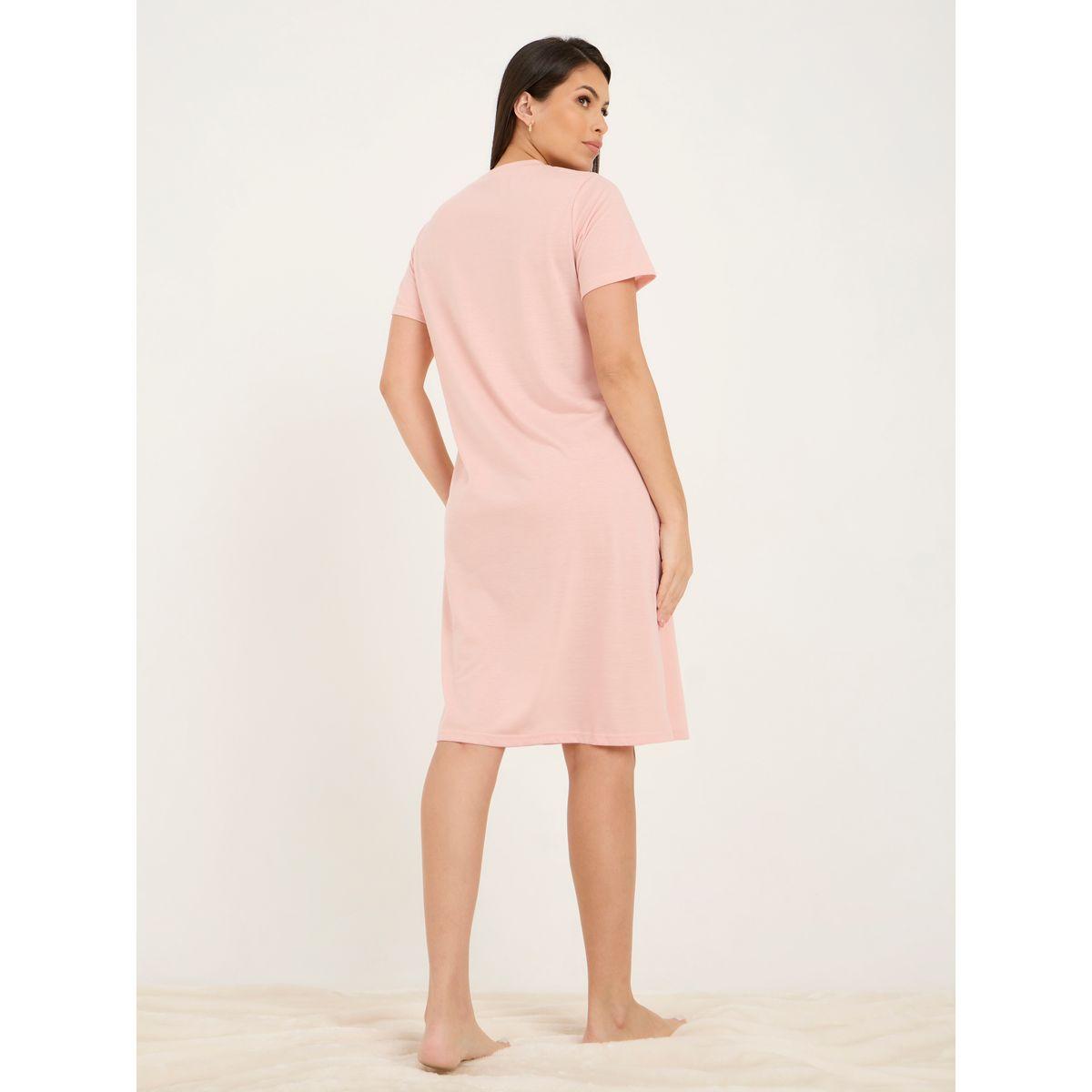 مجموعة من 2 قميص نوم بياقة دائرية-women-clothing-nightwear-nighties-image-5