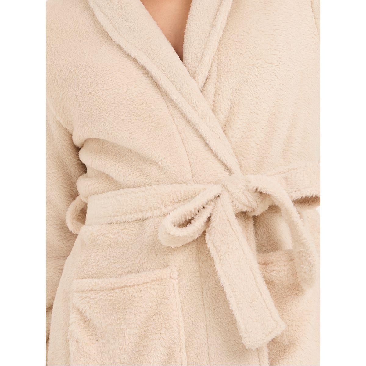 Styli Unwind Soft Fleece Shawl Collar Pocket Robe-women-clothing-nightwear-robes-image-3