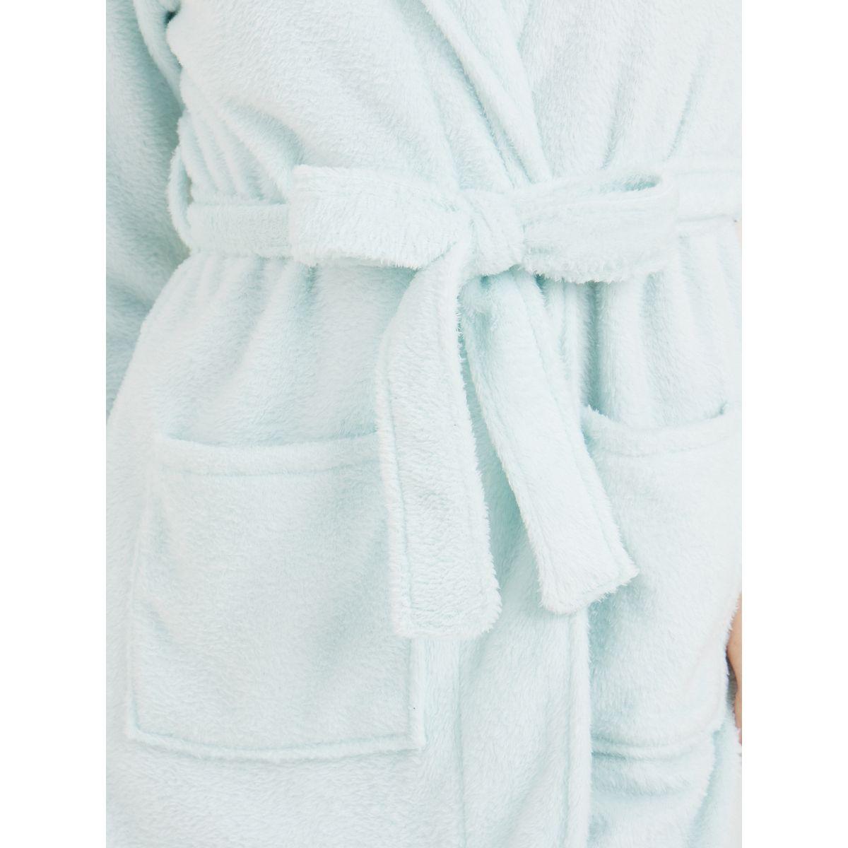 Styli Unwind Soft Fleece Shawl Collar Pocket Robe-women-clothing-nightwear-robes-image-4