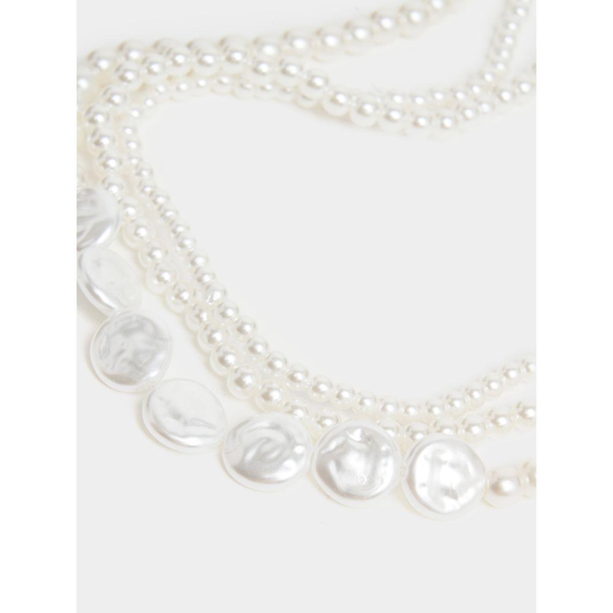 Styli Faux Pearl Layered Necklace-women-watchesandjewellery-jewellery-necklacesandpendants-image-2