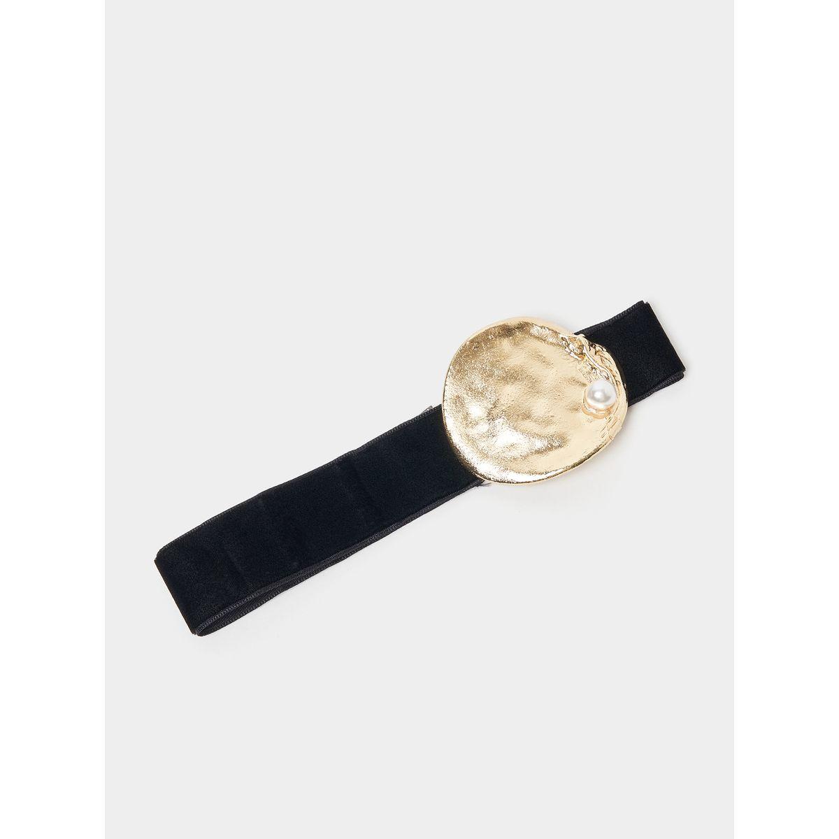 Styli Textured Metal Choker Necklace-women-watchesandjewellery-jewellery-necklacesandpendants-image-1