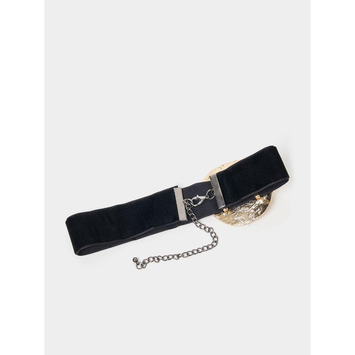 Styli Textured Metal Choker Necklace-women-watchesandjewellery-jewellery-necklacesandpendants-image-3