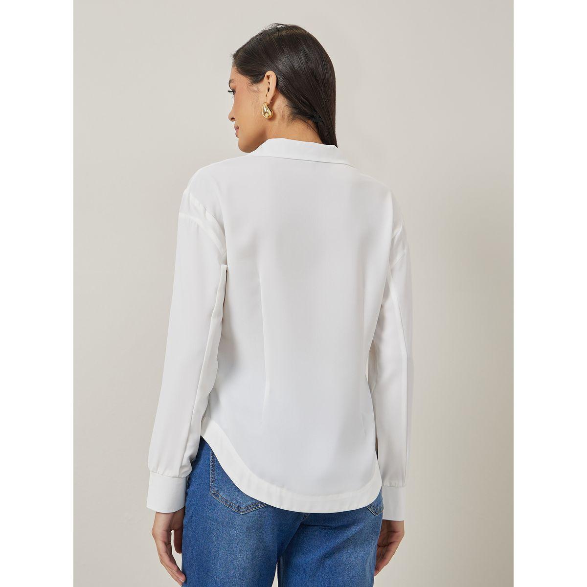 بلوزة كاجوال بنصف سحَّاب غلق-women-clothing-shirtsandblouses-shirts-image-4