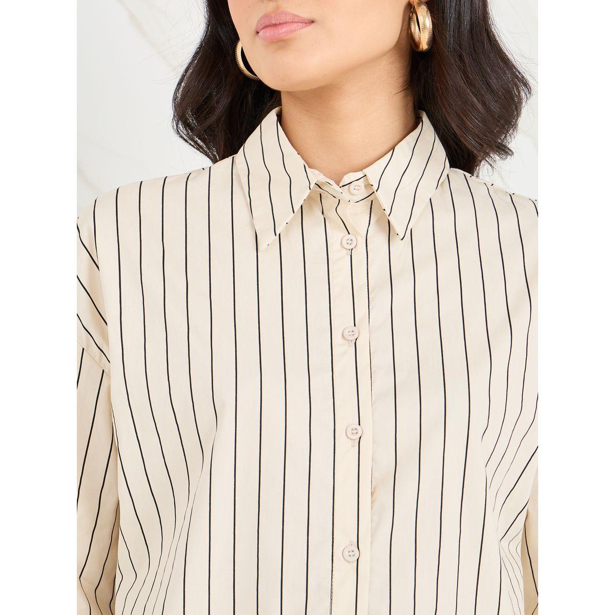Styli Pinstripe Oversized Longline Shirt-women-clothing-shirtsandblouses-shirts-image-4
